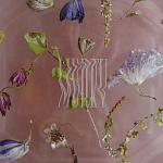 Шкатулка из эпоксидной смолы с цветами розовая Epoxy Resin Square Box Pink варинант исполнения - 3 | Loft Concept в Сочи