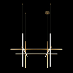 Люстра с 6-ю цилиндрическими плафонами на тонких тросах Trumpet tube варинант исполнения - 7 | Loft Concept в Сочи