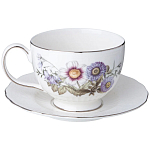 Чайный сервиз из фарфора с рисунком цветов на 6 персон 14 предметов Garden Whisper Porcelain Set  варинант исполнения - 3 | Loft Concept в Сочи