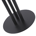 Настольная лампа с тремя прозрачными куполообразными плафонами и черным металлическим основанием Flos Wireline Lighting варинант исполнения - 2 | Loft Concept в Сочи