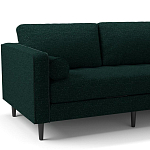 Мебельная ткань Шенилл темно-зеленый цвет 138 см T4-36 варинант исполнения - 10 | Loft Concept в Сочи