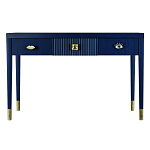 Дизайнерский Письменный стол Elsa Dreams Blue с тремя ящиками варинант исполнения - 5 | Loft Concept в Сочи