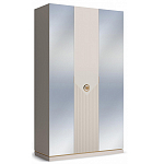 Шкаф трёхдверный с 2-мя зеркальными дверками Satin Furniture варинант исполнения - 1 | Loft Concept в Сочи