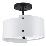 Потолочный светильник круглый светодиодный Semicircular White Panels белый варинант исполнения - 3 | Loft Concept в Сочи