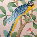 Обои ручная роспись Amazonia Florence Pink dyed silk варинант исполнения - 7 | Loft Concept в Сочи