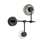 Бра с 2-мя плафонами разного диаметра и цвета Polyhedron варинант исполнения - 2 | Loft Concept в Сочи