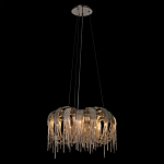 Люстра подвесная круглая с изогнутыми металлическими дугами и ниспадающими цепочками 65 см Atlantis Chain варинант исполнения - 11 | Loft Concept в Сочи