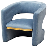 Кресло голубое Walsh Blue Armchair варинант исполнения - 1 | Loft Concept в Сочи