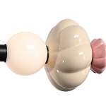 Подвесной светильник линейный с керамическими элементами 24W LED Fragrant Light варинант исполнения - 6 | Loft Concept в Сочи