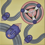 Плитка дизайнерская с узором Дива варинант исполнения - 4 | Loft Concept в Сочи