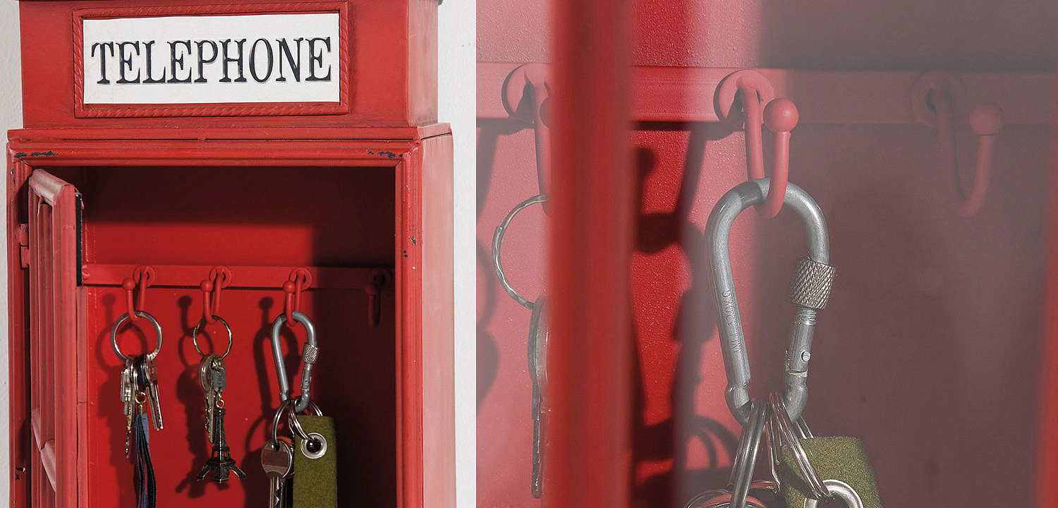 Ключница Red Telephone Box - Loft-Concept в Сочи