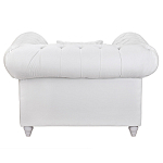 Кресло низкое с мягкой обивкой из велюра на 4-х ножках из массива березы Sophie Armchair white варинант исполнения - 3 | Loft Concept в Сочи