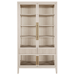 Витрина Primo со стеклянными фасадами и 2 ящиками Светлый дуб варинант исполнения - 7 | Loft Concept в Сочи