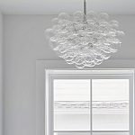 Люстра круглая со стеклянными шарами Airy Chandelier варинант исполнения - 4 | Loft Concept в Сочи