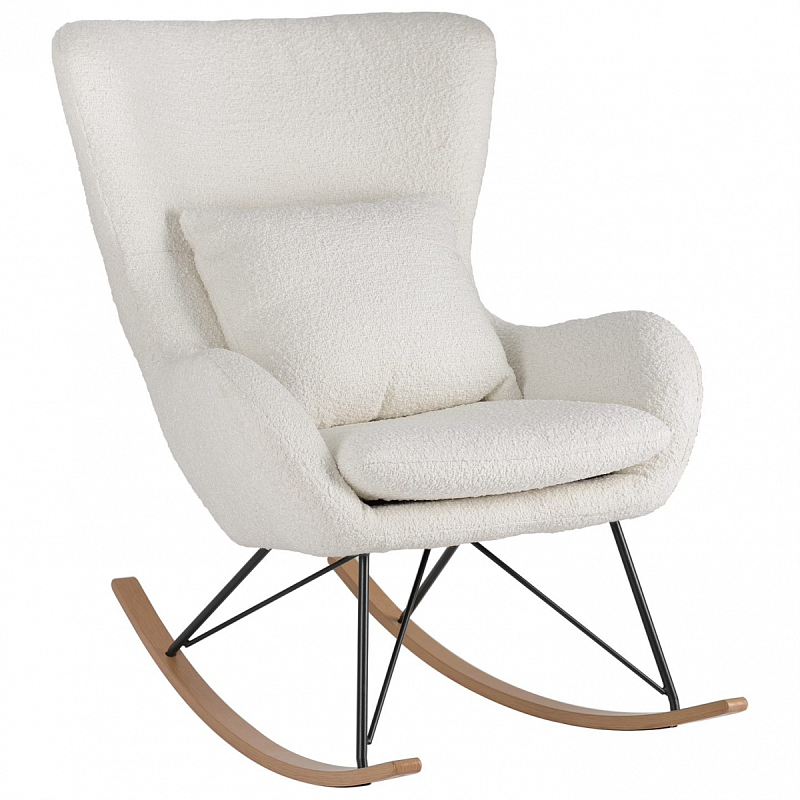 Rocking chair DORIA Кресло-Качалка  Молочный в Сочи | Loft Concept 