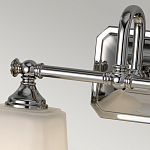 Бра для ванных комнат с квадратными матовыми плафонами на основании цвета хром Feiss варинант исполнения - 3 | Loft Concept в Сочи