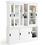 Витрина из массива сосны Cobbett White Wood Showcase варинант исполнения - 4 | Loft Concept в Сочи