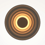 Бра круглое Soft Halo серый варинант исполнения - 2 | Loft Concept в Сочи