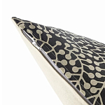 Подушка декоративная черного цвета Blossom Essence Grace варинант исполнения - 3 | Loft Concept в Сочи