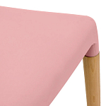 Пластиковый стул на ножках из массива бука Ferret Pink варинант исполнения - 7 | Loft Concept в Сочи