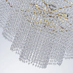 Люстра многоярусная с каскадами кристаллов Crystal Rains варинант исполнения - 7 | Loft Concept в Сочи