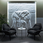 Барельеф ELEPHANTS варинант исполнения - 3 | Loft Concept в Сочи