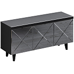 Длинная тумба с зеркальным декором Arden Cabinet варинант исполнения - 3 | Loft Concept в Сочи