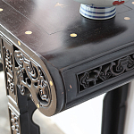 Черная резная консоль в Китайском стиле из массива Black Dragon Console варинант исполнения - 4 | Loft Concept в Сочи