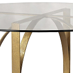 Стол обеденный круглый с основанием из 2-х пересекающихся колец Modern Geometric Silhouette варинант исполнения - 1 | Loft Concept в Сочи