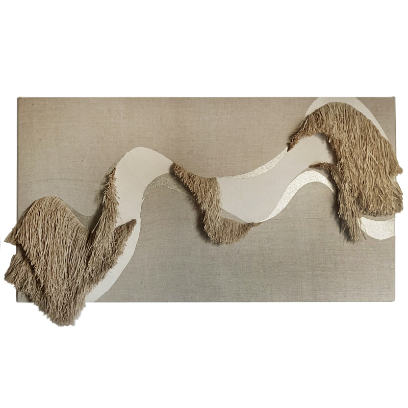 Декор настенный в Эко стиле Малибу wall panel Malibu Abstraction Коричневый Бежевый в Сочи | Loft Concept 