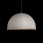 Подвесной светильник в форме купола белого цвета с ажурной бахромой Tactile Line варинант исполнения - 11 | Loft Concept в Сочи