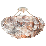 Потолочный светильник с каскадным абажуром из ракушек Sea Ravens варинант исполнения - 2 | Loft Concept в Сочи