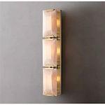 Бра из 3-х прямоугольных мраморных панелей Calling to Shine варинант исполнения - 4 | Loft Concept в Сочи