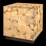 Торшер прямоугольный из натурального камня Calcite Geometry варинант исполнения - 1 | Loft Concept в Сочи