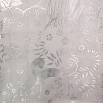 Обои ручная роспись в стиле Арт-деко Rateau Bas Relief on Tarnished Silver gilded paper варинант исполнения - 2 | Loft Concept в Сочи