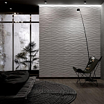 Гипсовая 3D панель с принтографией PM-33 варинант исполнения - 1 | Loft Concept в Сочи