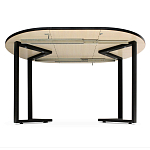 Стол обеденный раздвижной со столешницей бежевый мрамор Magali варинант исполнения - 3 | Loft Concept в Сочи