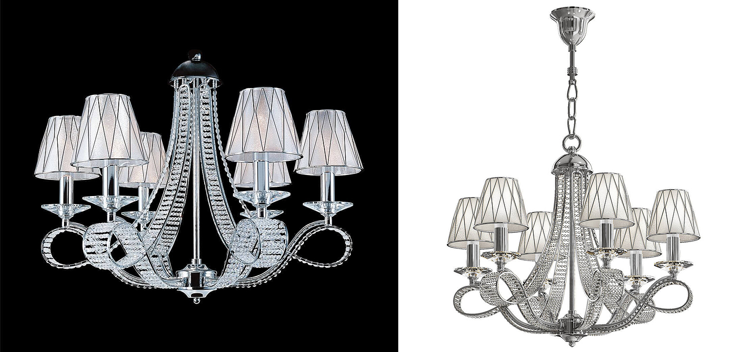 Люстра Franseza Chandelier chrome 67 Люстра Franseza Chandelier chrome 67 - Loft-Concept в Сочи