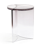 Стол журнальный круглый Acrylic Аether Smoke варинант исполнения - 1 | Loft Concept в Сочи
