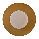 Бра круглое с плафоном из натурального камня на латунном основании Cryptocrystalline Stone варинант исполнения - 3 | Loft Concept в Сочи