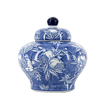 Ваза с крышкой в китайском стиле Гранатовое дерево Blooming Pomegranate варинант исполнения - 8 | Loft Concept в Сочи