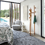 Полукруглое кресло из обивки меланж Halle Melange Armchair варинант исполнения - 4 | Loft Concept в Сочи