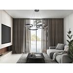 Люстра подвесная светодиодная в виде волнообразной ленты Ribbon Vortex варинант исполнения - 13 | Loft Concept в Сочи