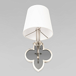Бра с белым текстильным абажуром и фигурным основанием с зеркальной вставкой Vitorino варинант исполнения - 22 | Loft Concept в Сочи