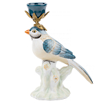 Фарфоровый подсвечник с птицей Eden Garden варинант исполнения - 1 | Loft Concept в Сочи