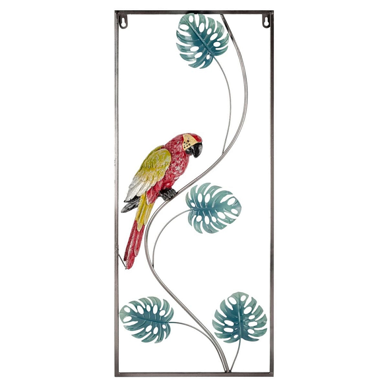 Аксессуар настенный из металла Blank Space Parrot Мульти в Сочи | Loft Concept 