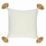 Чехол на подушку с кисточками и вышивкой птиц Ethnic mix Birds Square варинант исполнения - 4 | Loft Concept в Сочи