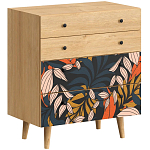 Комод с принтом на ящиках Elise Chest of Drawers варинант исполнения - 2 | Loft Concept в Сочи