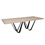 Стол обеденный на изогнутых ножках Consonance варинант исполнения - 2 | Loft Concept в Сочи