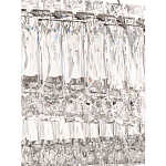 Люстра подвесная круглая из прозрачного хрусталя с корпусом из металла цвета хром Selfsufficient варинант исполнения - 6 | Loft Concept в Сочи